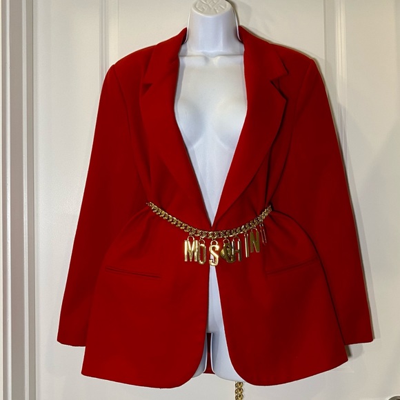 Vintage Red Stylish Blazer Size US 12 - Picture 2 of 12